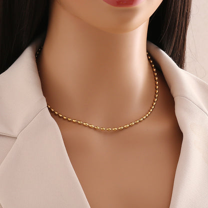 Stylish Stainless Steel Electroplated Chain Necklaces - Durable, Trendy, Various Designs